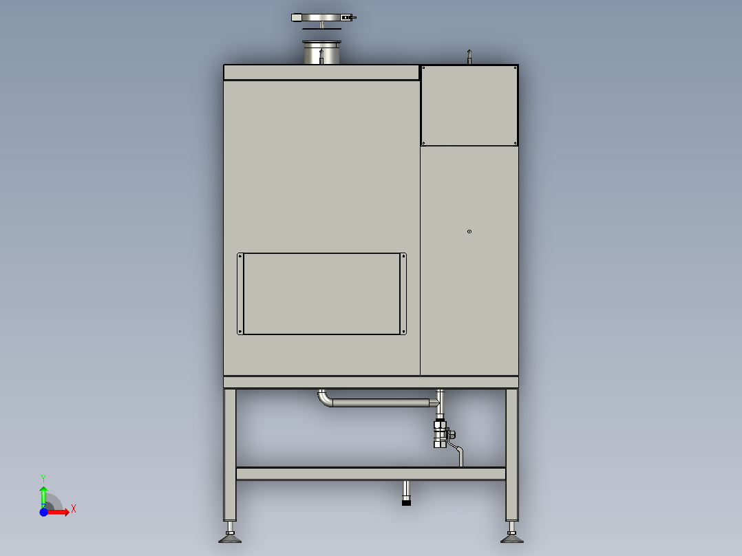 喷雾烟草车间超声波加湿机前视图