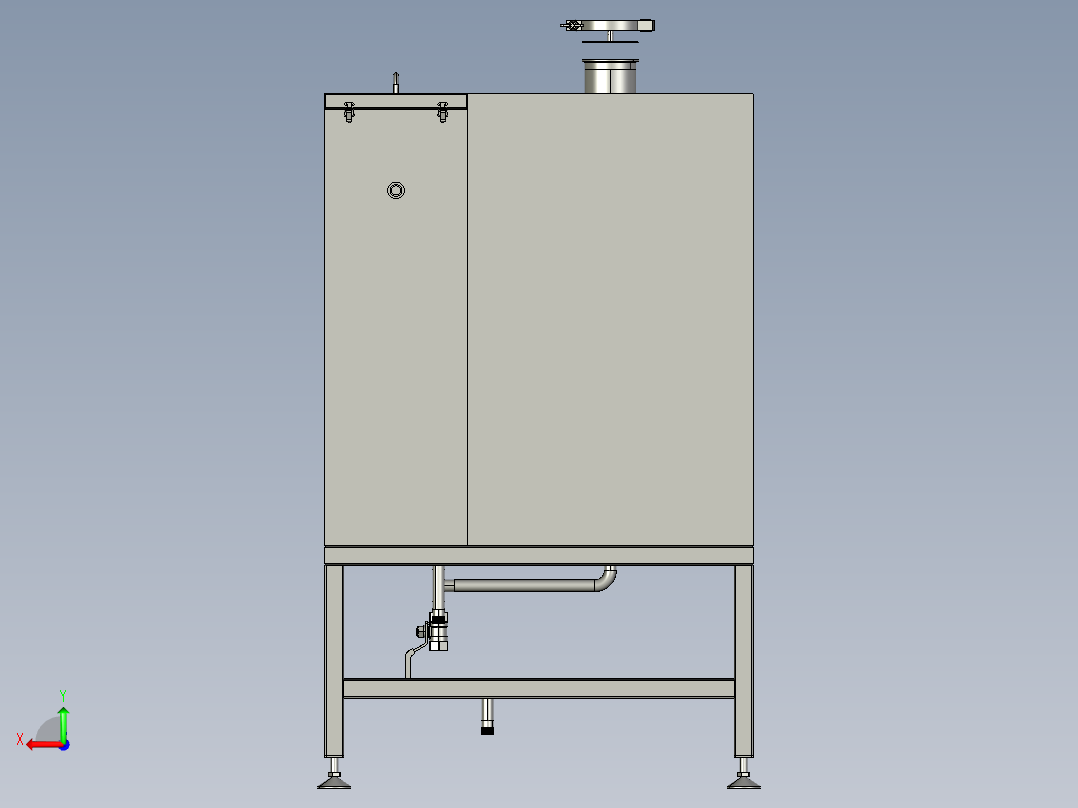喷雾烟草车间超声波加湿机后视图