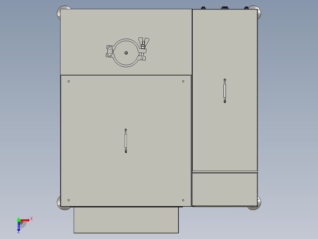 喷雾烟草车间超声波加湿机俯视图