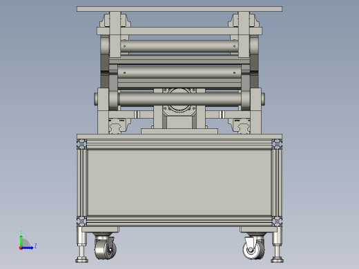 机械式匀速升降台左视缩略图