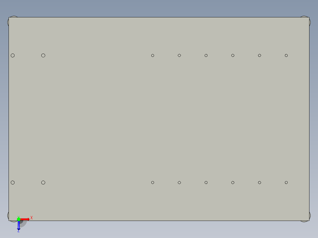 机械式匀速升降台俯视图