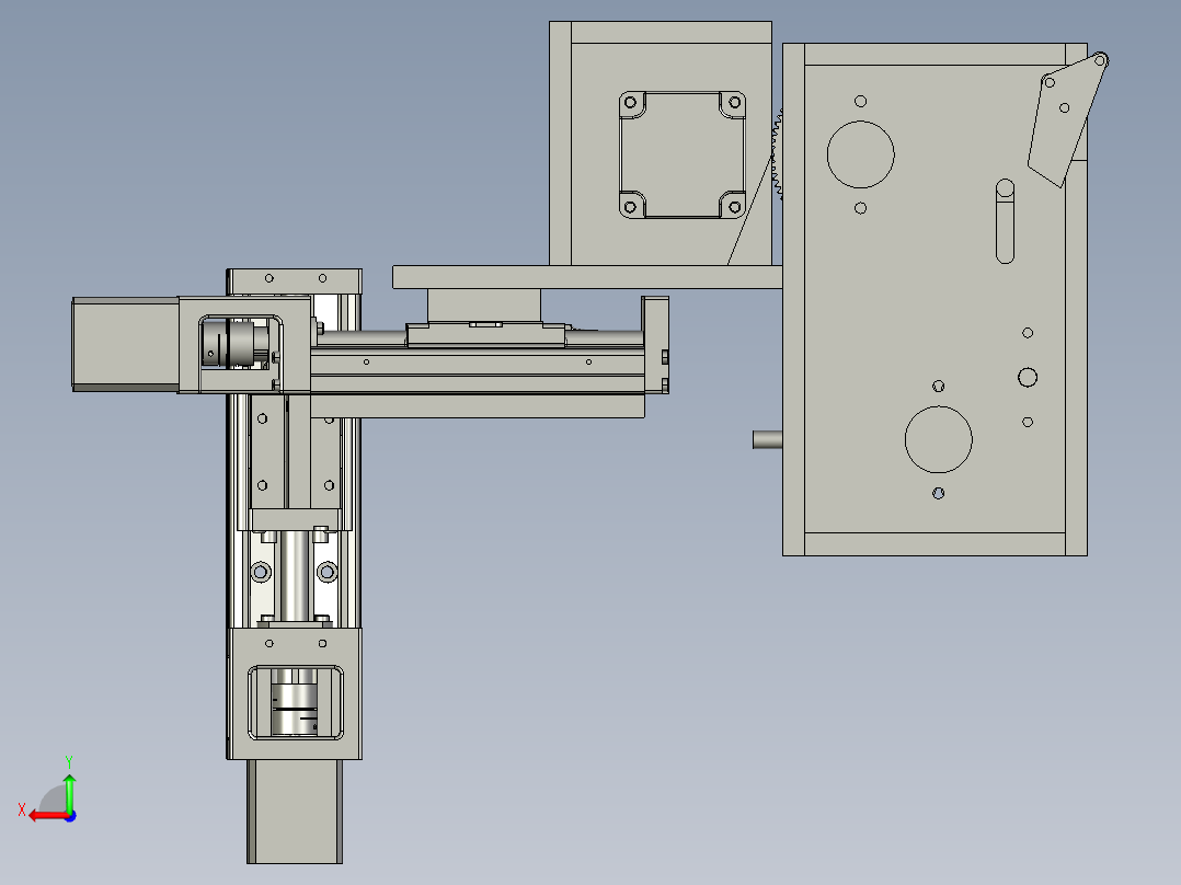 柔性自动打磨砂带机后视图