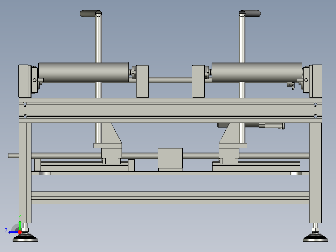 充电接口检测自动化设备设计-assy-前段滚筒线-V1右视图