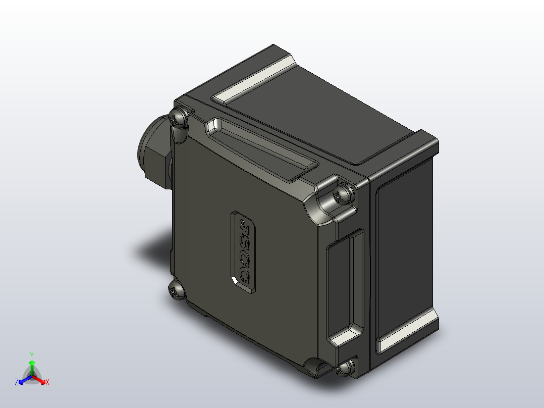 电磁制动减速电机B370V01-L-3～25主视图