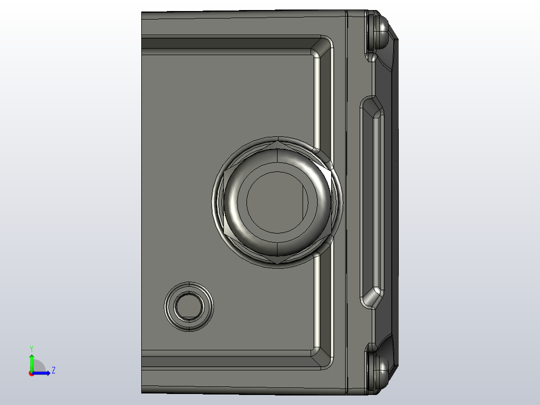电磁制动减速电机B370V01-L-3～25左视图