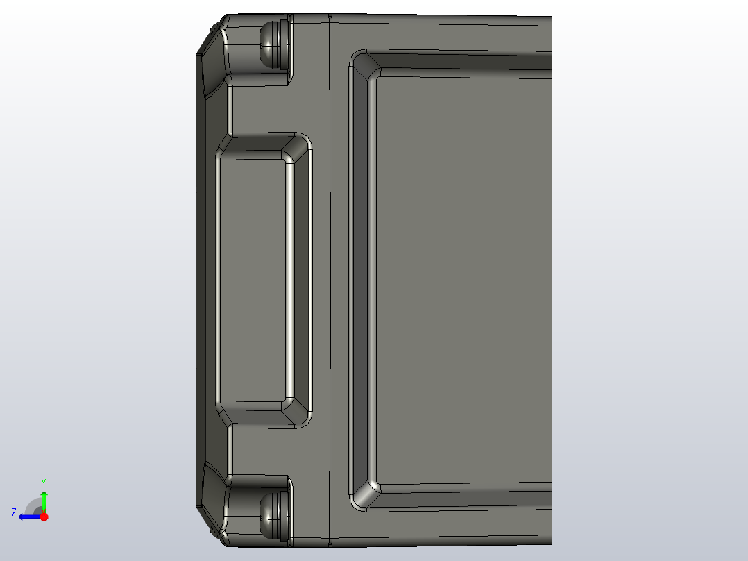 电磁制动减速电机B370V01-L-3～25右视图
