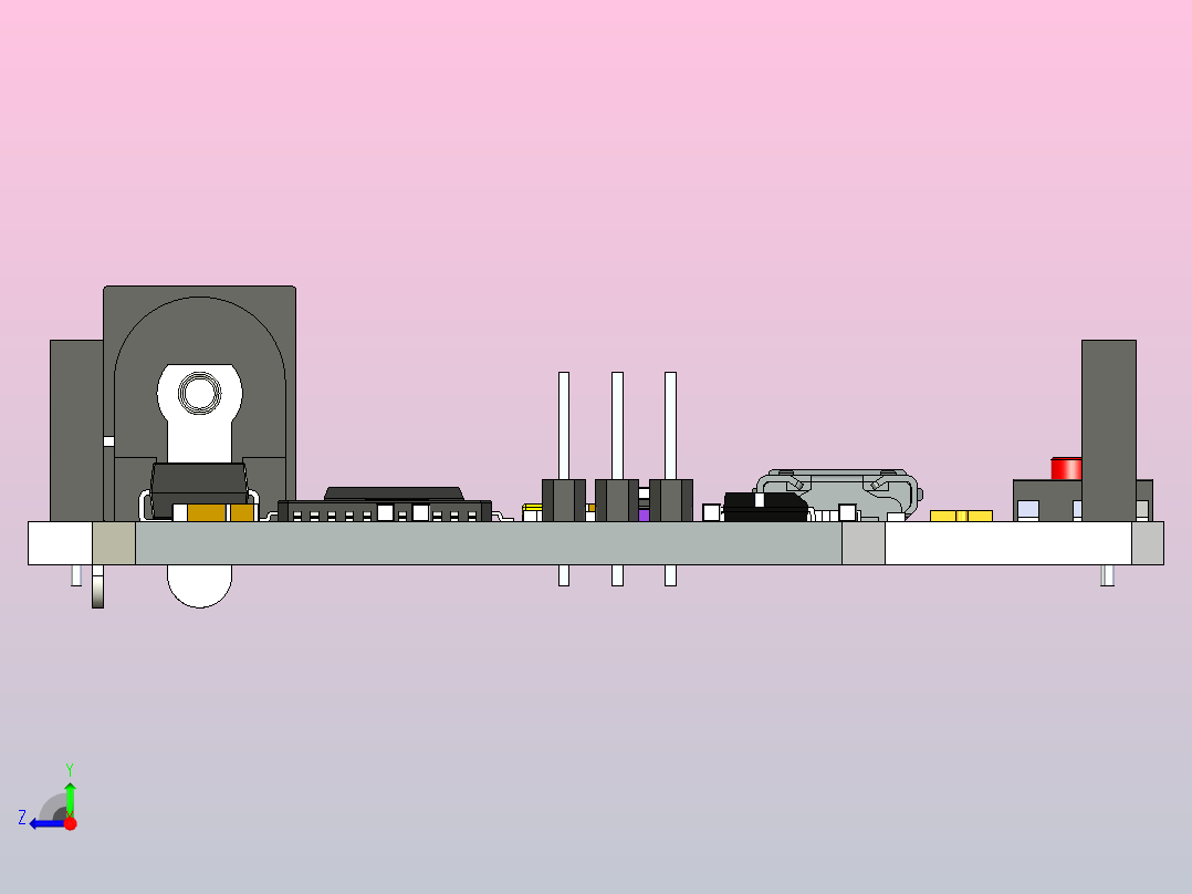 微控制器右视图