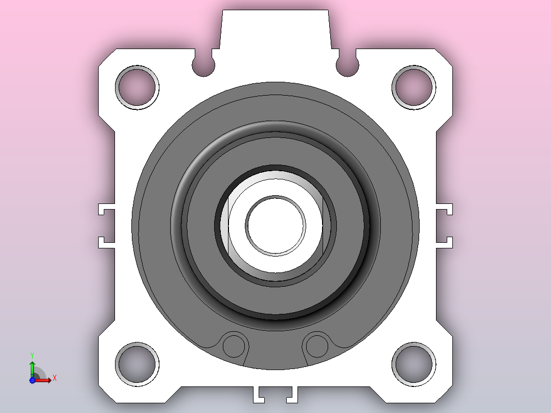 气缸CQ2A50-30D前视图