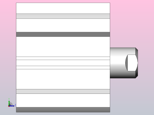 气缸CQ2A50-30D左视缩略图