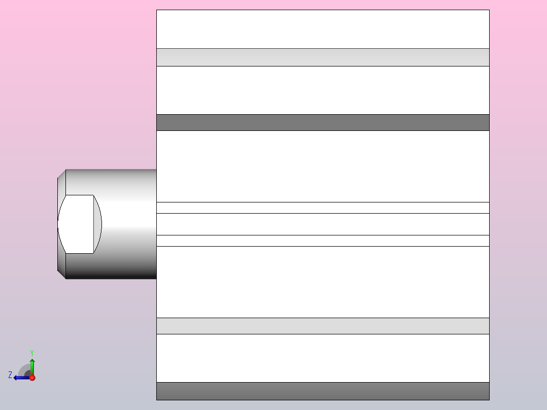 气缸CQ2A50-30D右视图
