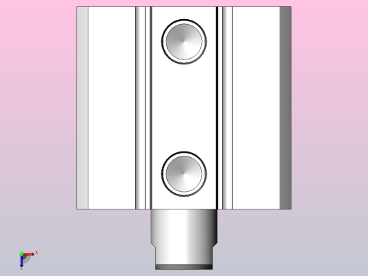 气缸CQ2A50-30D俯视缩略图