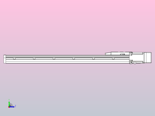 滚珠丝杠直线轴内置导轨TPA-GCR-170-2510C-L750-MR-M75-N3左视缩略图
