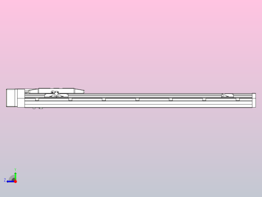 滚珠丝杠直线轴内置导轨TPA-GCR-170-2510C-L750-MR-M75-N3右视缩略图