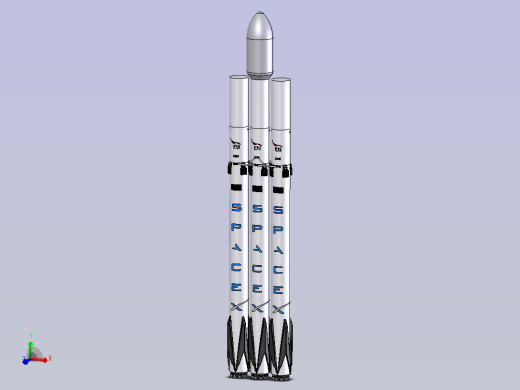SpaceX猎鹰重型太空火箭 STP