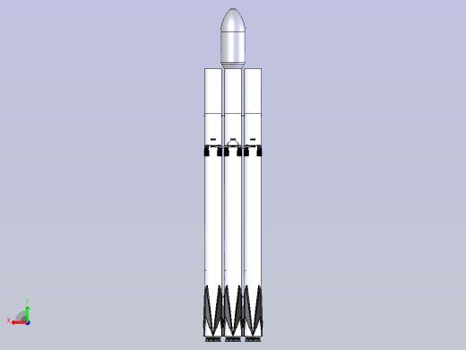 SpaceX猎鹰重型太空火箭 STP后视缩略图