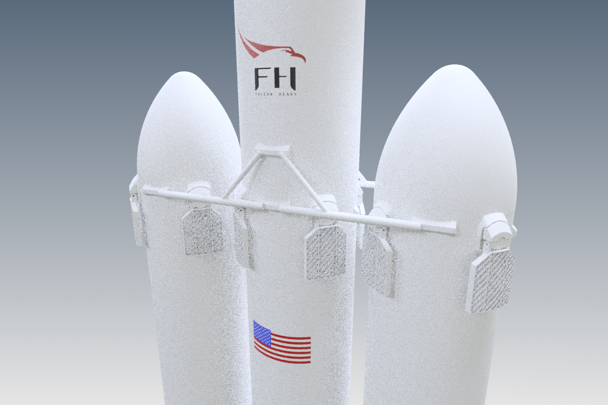 SpaceX猎鹰重型太空火箭 STP