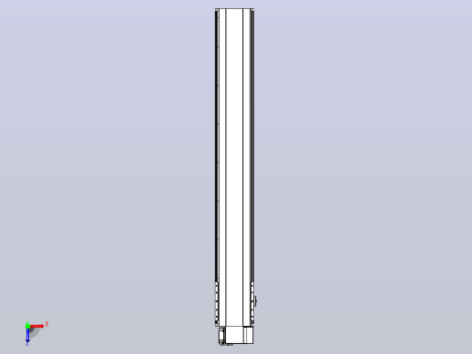 皮带直线轴半封闭可选导轨TPA-HNB-202D-140-L1300-RP-Y-P75-N3俯视缩略图