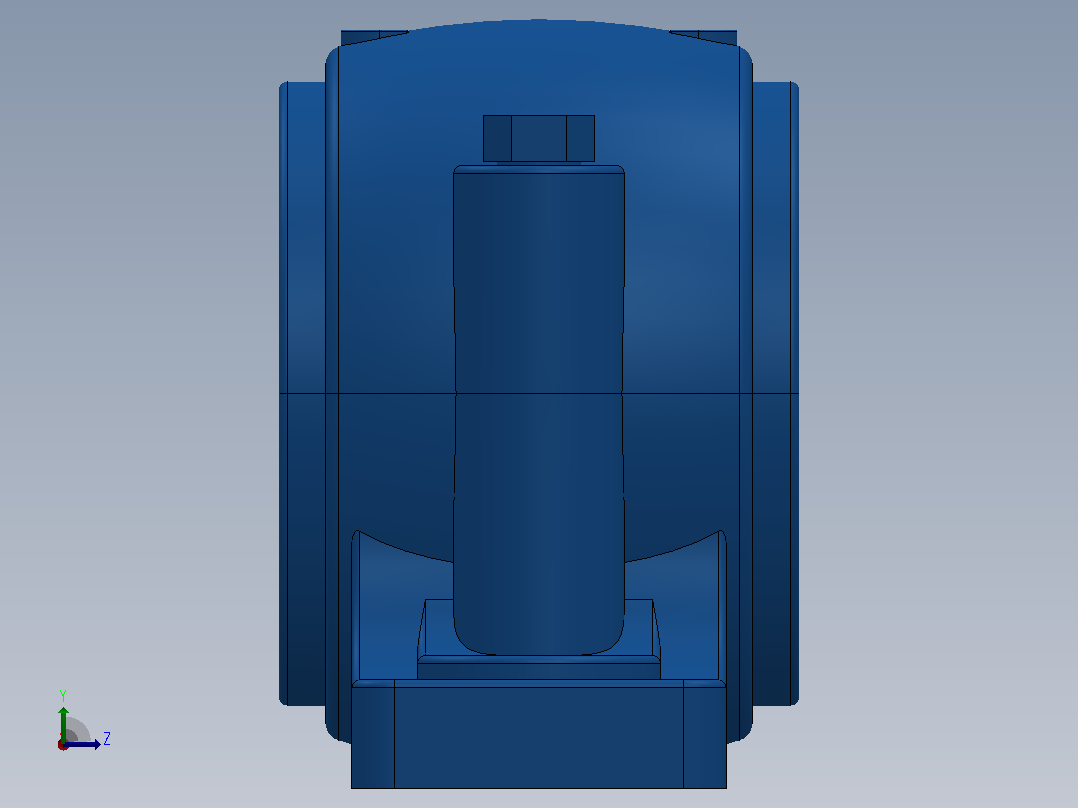 SN500系列[SN517-SSN517]轴承左视图