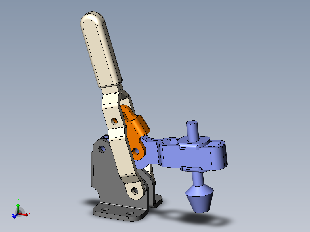 一个很巧妙的自动夹具