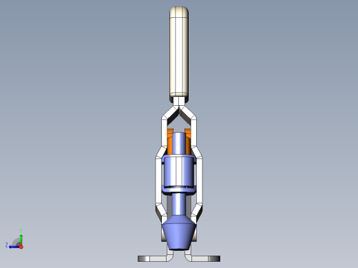 一个很巧妙的自动夹具右视缩略图