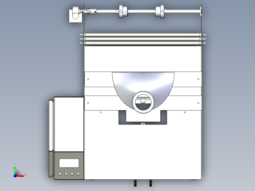 国外包装机模型3D模型前视缩略图
