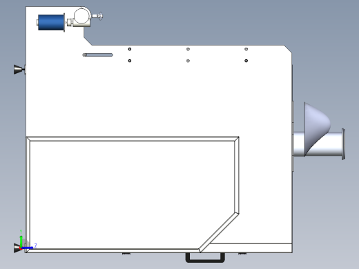 国外包装机模型3D模型左视缩略图