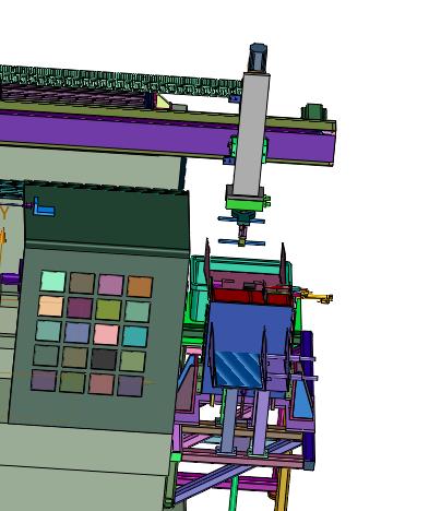 一拖一车床供料系统