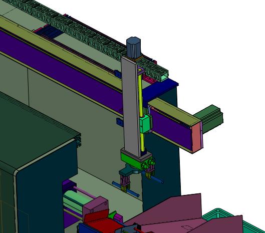 一拖一车床供料系统