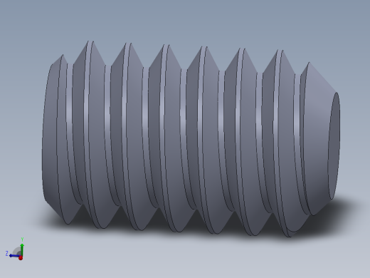 UNC 平头紧定螺钉-UNC SET SCREW 5-40 x0.187.SLDPRT
