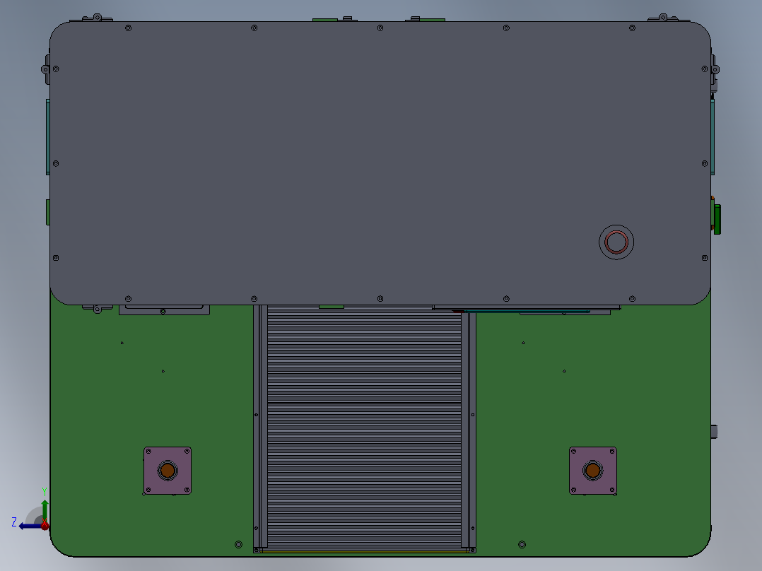 全自动点胶机设备右视图
