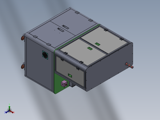 全自动点胶机设备正等轴测缩略图
