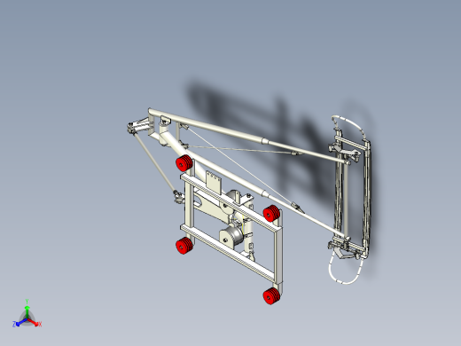 列车受电弓总装图