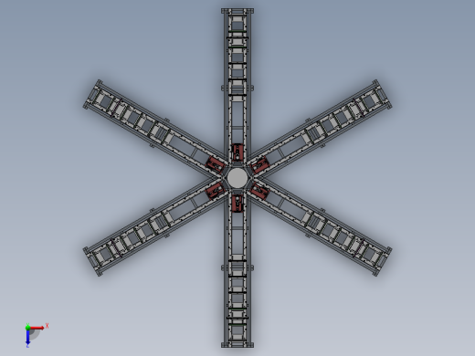 六工位测试标定设备俯视缩略图