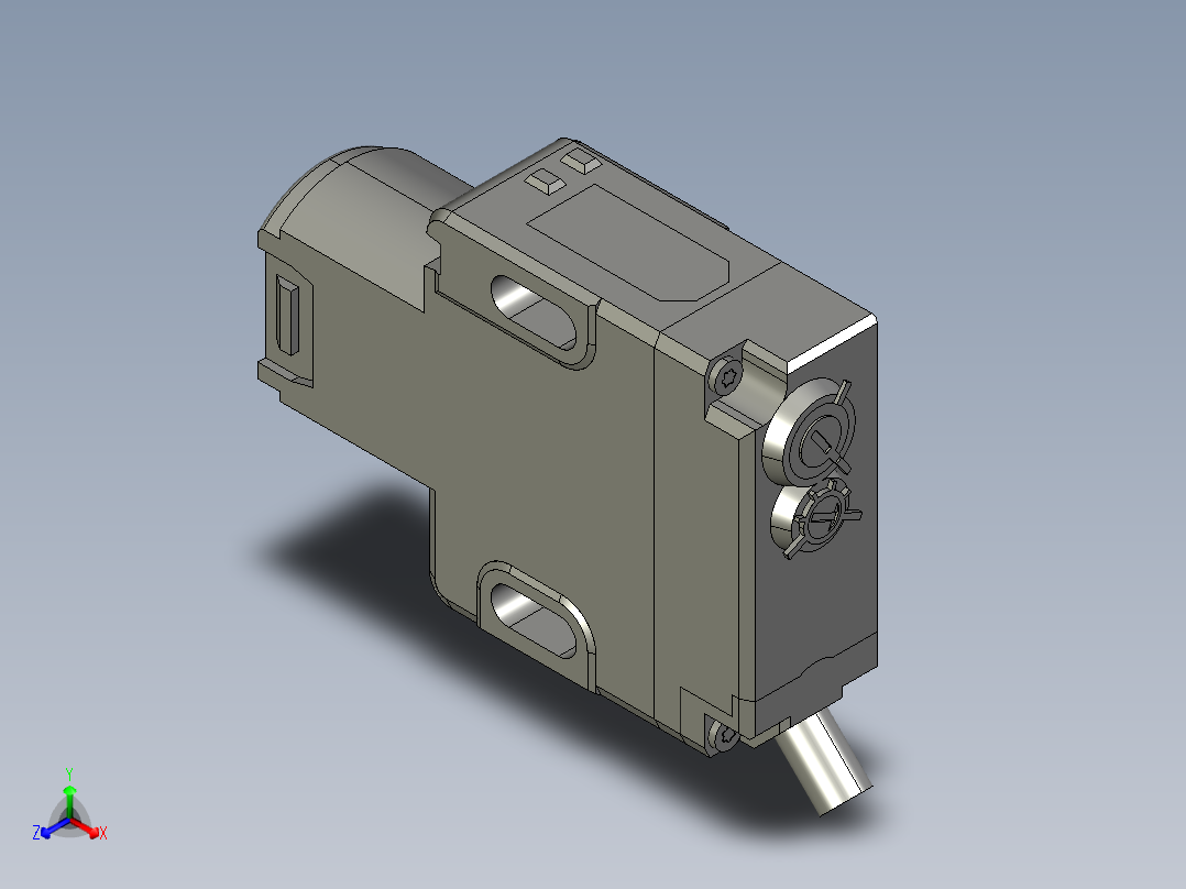 基恩士PZ-G41B_42B_kc图纸模型主视图
