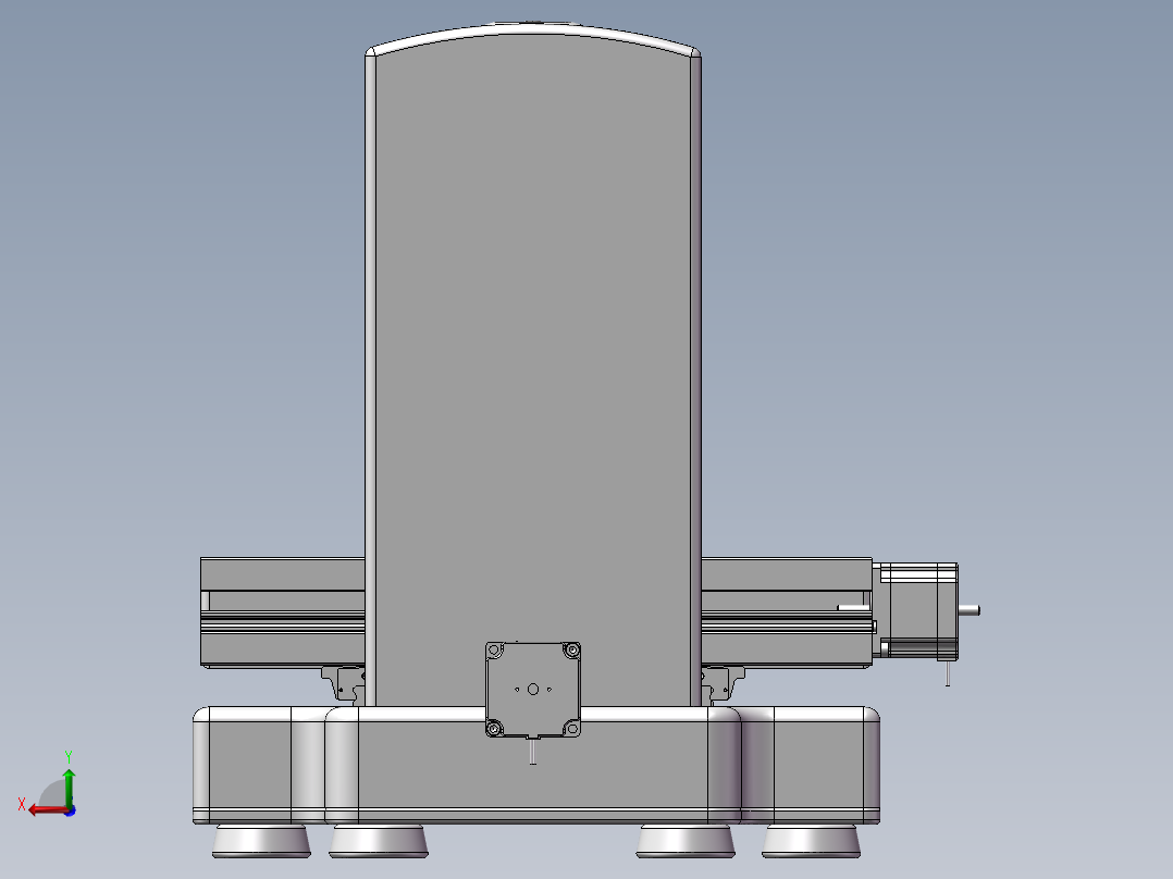 YZ三轴钻孔机后视图