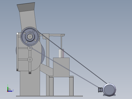 土豆去皮切片机左视缩略图