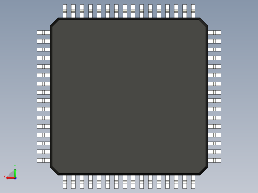 元器件3D封装LQFP64_FPT-64P-M0981后视缩略图