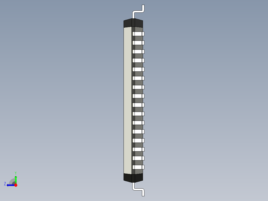 元器件3D封装LQFP64_FPT-64P-M0981右视图