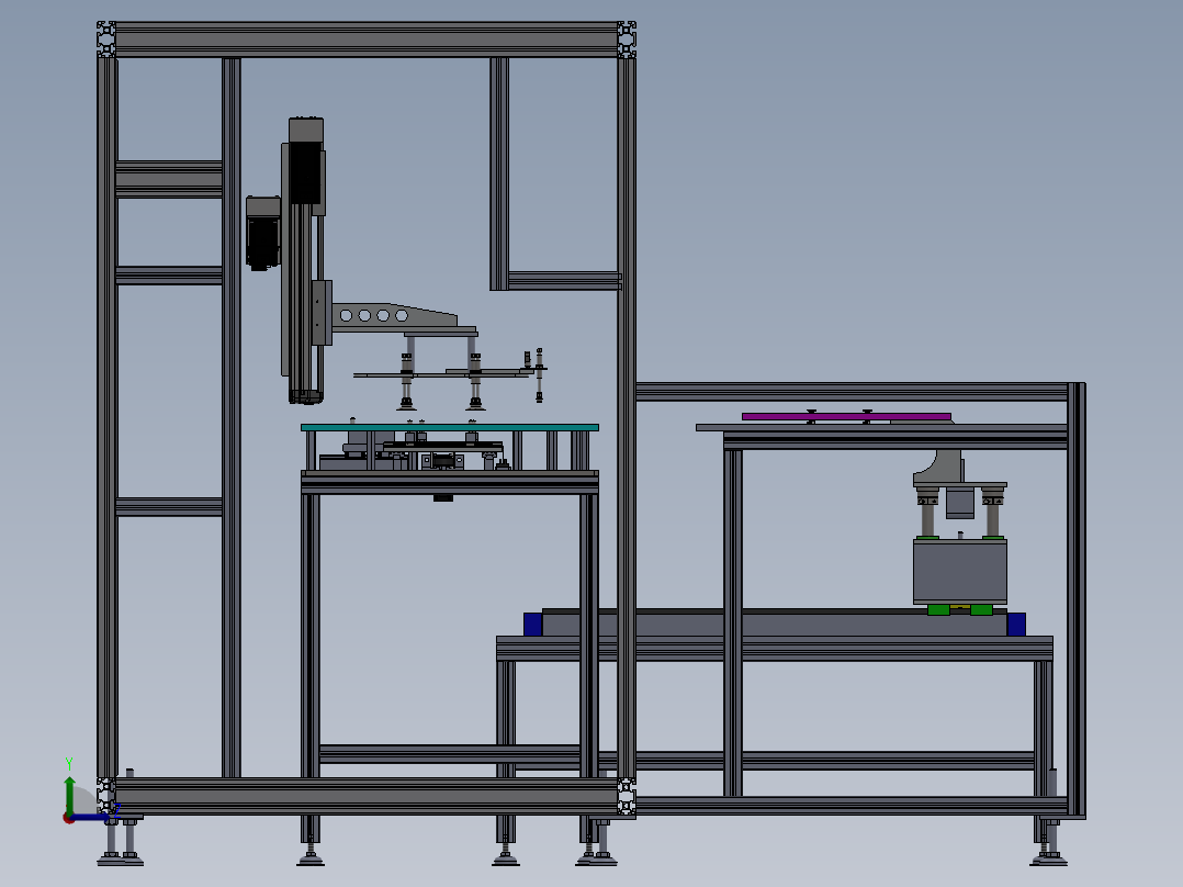 抽检搬运机左视图