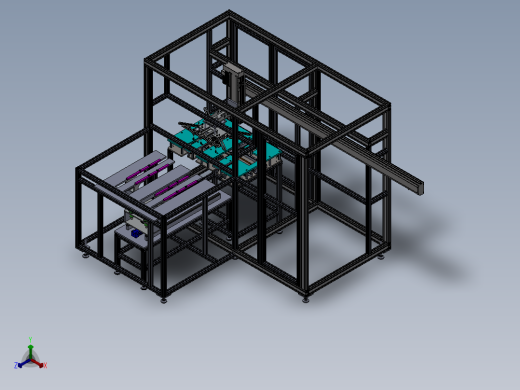 抽检搬运机正等轴测缩略图