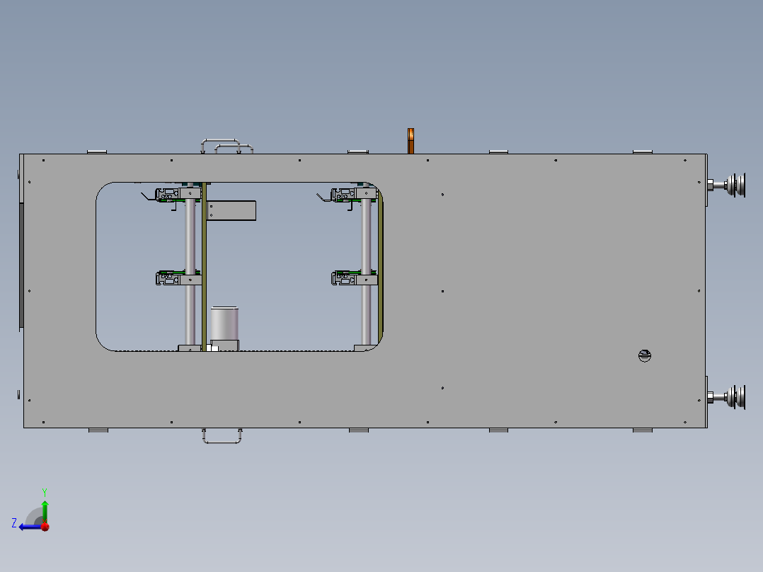 升降机装配体右视图