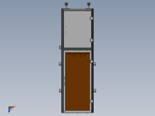 升降机装配体俯视缩略图