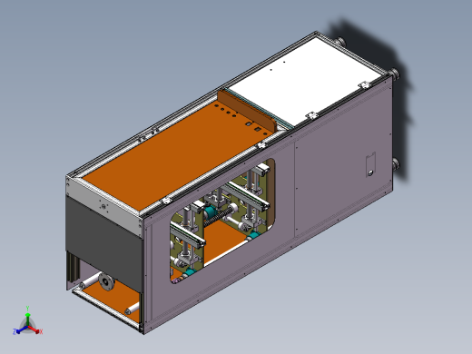 升降机装配体正等轴测缩略图