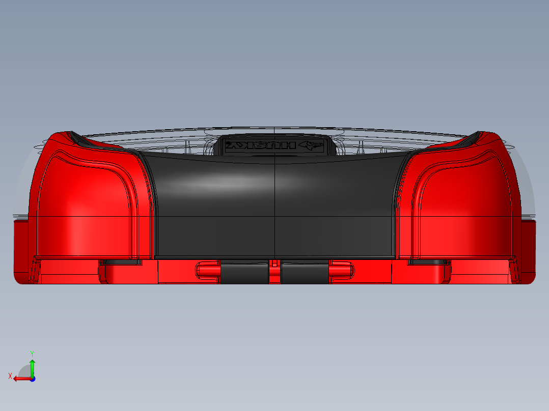 25PCS塑料工具盒套装==49809后视图