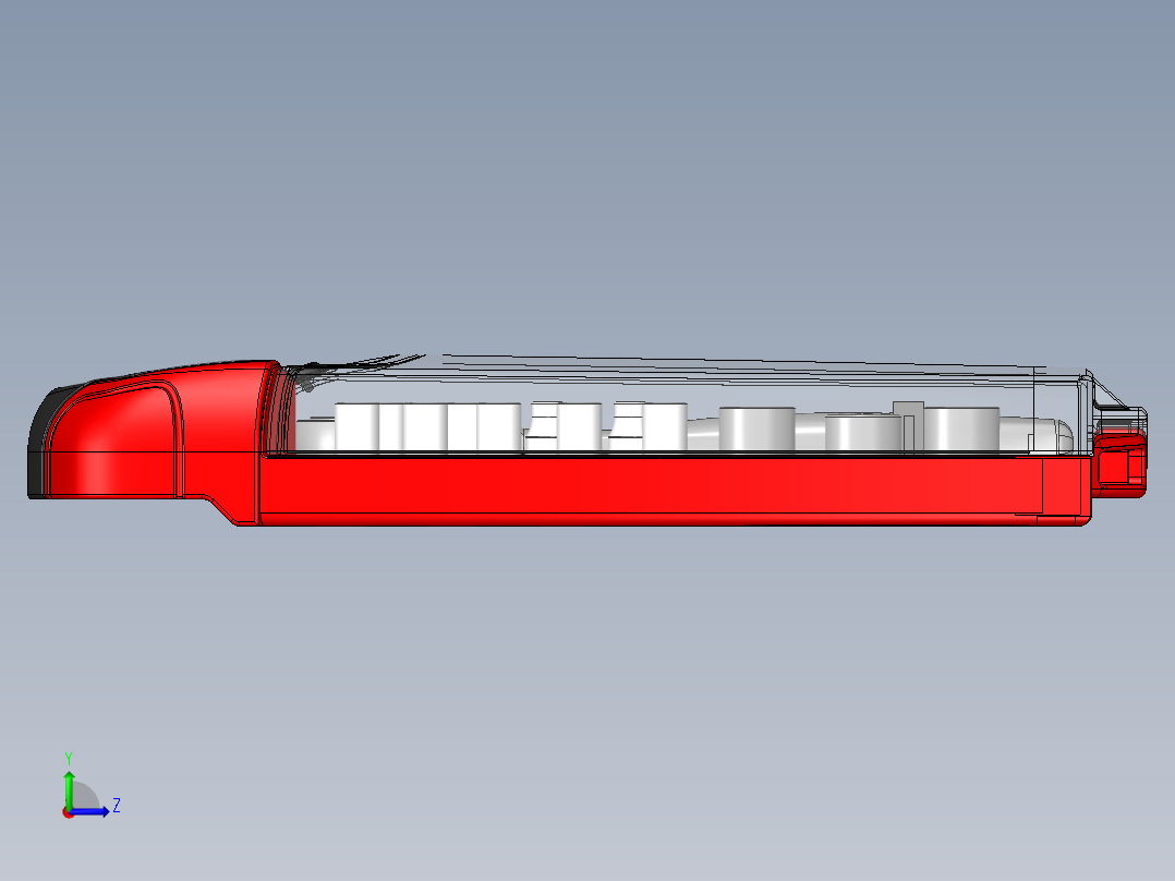 25PCS塑料工具盒套装==49809左视图