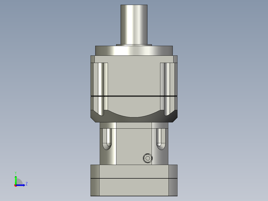 斜齿PGH180T-L2 42-114.3-200-M12 LR120.STEP左视图