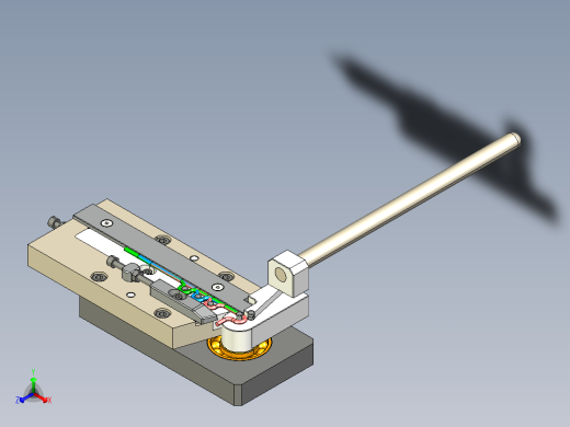 一种简单的钢丝弯曲工具