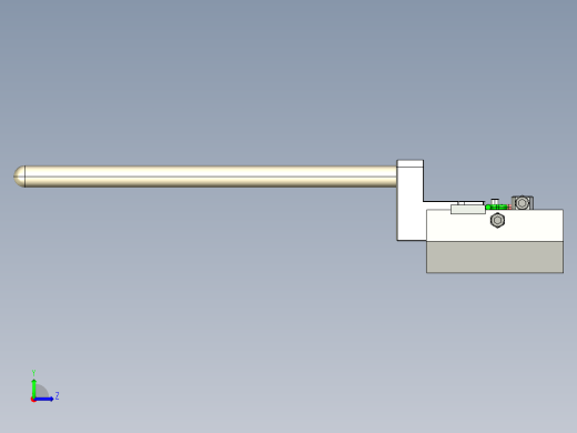 一种简单的钢丝弯曲工具左视缩略图