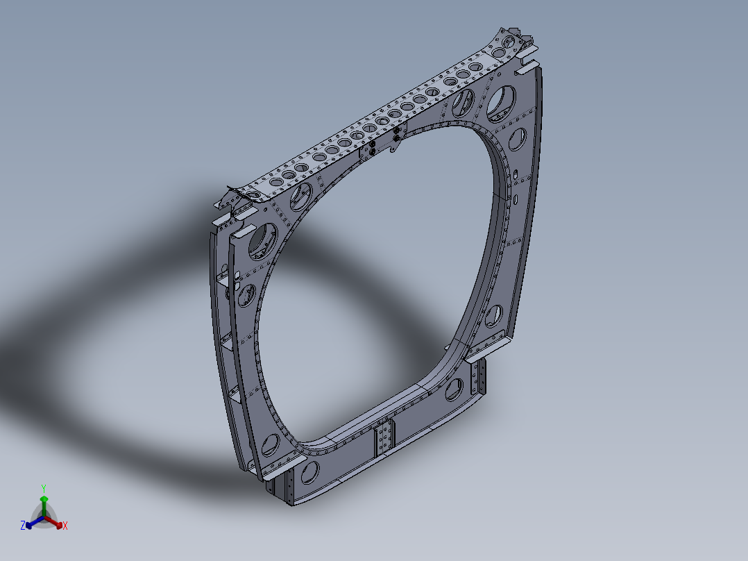 机身正等轴测图