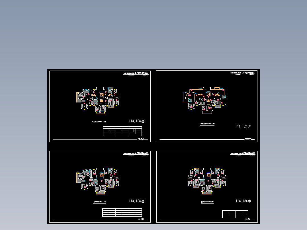 一梯三户住宅户型